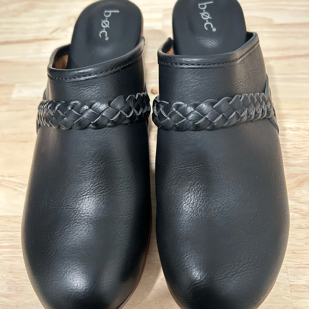 b.o.c. Women's Black clogs new size 11 - Picture 3 of 6
